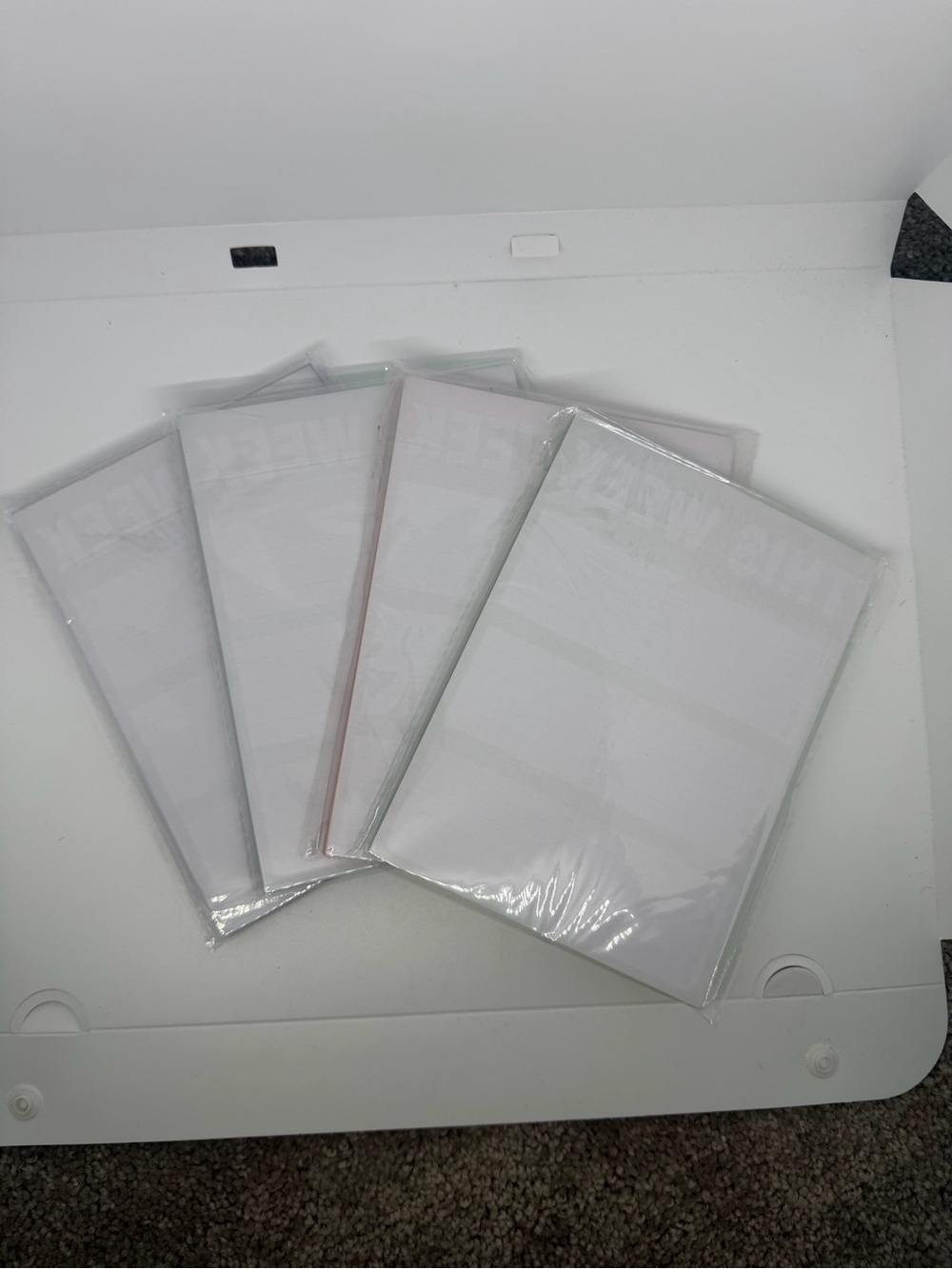 Weekly Planner Notepad Pad - 4 pack - Picture 3 of 5
